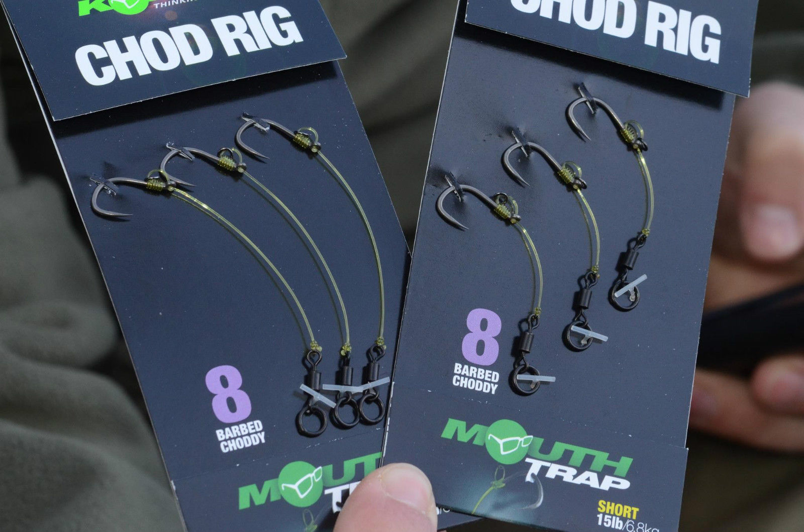 Korda Ready Tied Chod Rigs Short & Long Invicta Angling