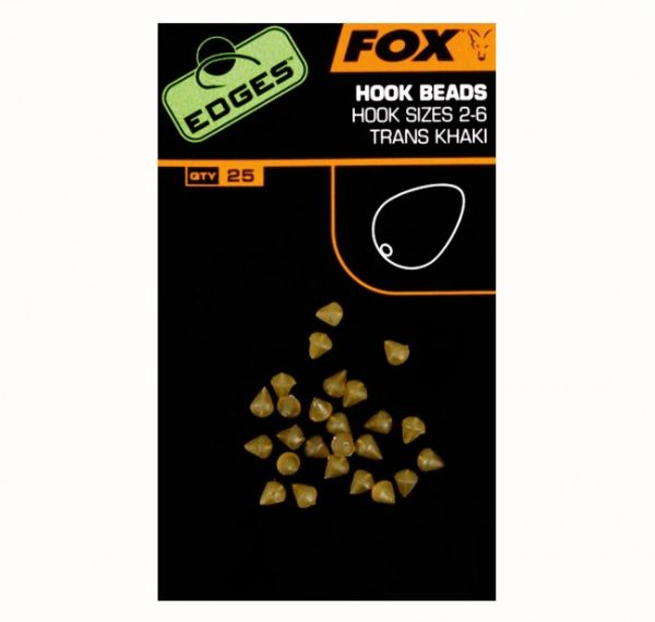 Fox Edges Trans Khaki Hook Beads