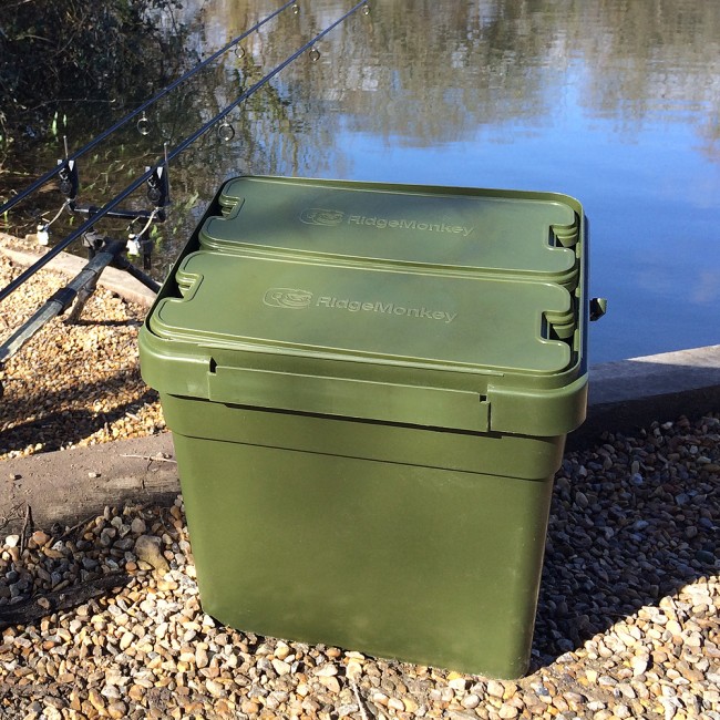 Fishing Standard Size Ridgemonkey Modular Bucket System with Trays and Lid