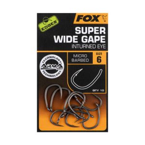 Fox Edges Armapoint Super Wide Gape Hooks In Turned Eye