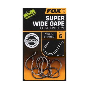 Fox Edges Armapoint Super Wide Gape Hooks Out Turned Eye
