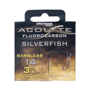 Drennan Acolyte Silverfish Hooks to Nylon