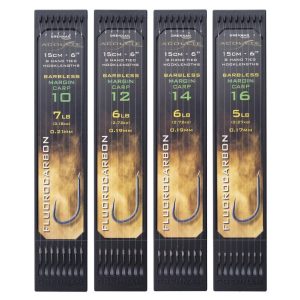 Drennan Acolyte 6″ Plate Margin Carp Hooks to Nylon