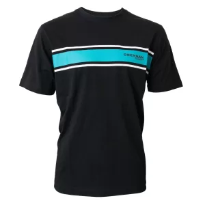 Drennan Aqua Stripe T Shirt